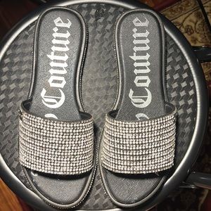 black juicy couture slip ons
